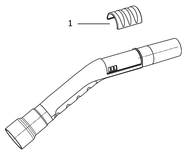 Festool 452901 Dust Extractor Hand Tube D 36 Hr-k Spare Parts 452901