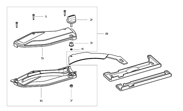 Festool 486168 Assembly Set Basis Bs 85 Spare Parts 486168