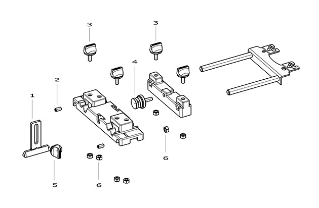 Festool 487010 Guide Rail Adapter Fs - Of 2000 Spare Parts 487010
