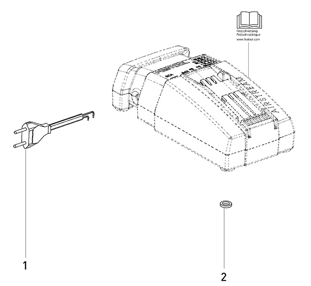 Festool 10018186 Sca Charger Spare Parts 10018186