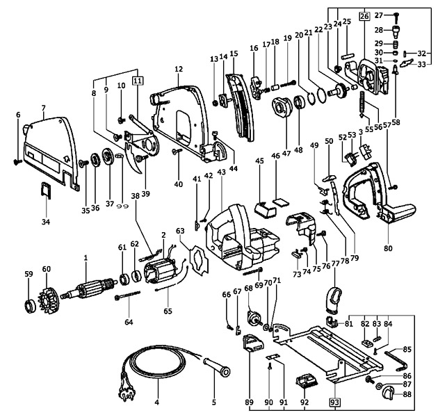 Festool 485785 Atf 55 Plunge Cut Circular Saw Spare Parts 485785