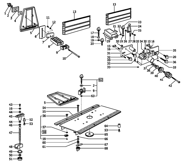 Festool 490056 Basis 6 Router Table Insert Spare Parts 490056