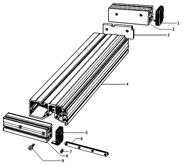 Festool 483024 Basis-plus Extension Table Spare Parts 483024