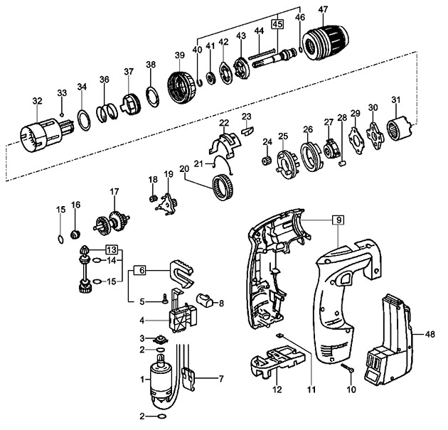 Festool 490592 Cdd 12 Fx Screw Driver Spare Parts 490592