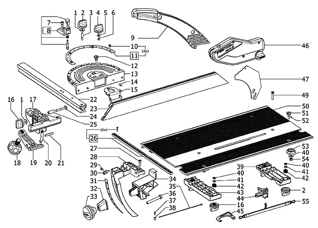 Festool 493360 Cms-ts 75 Module Mounting Support Spare Parts 493360
