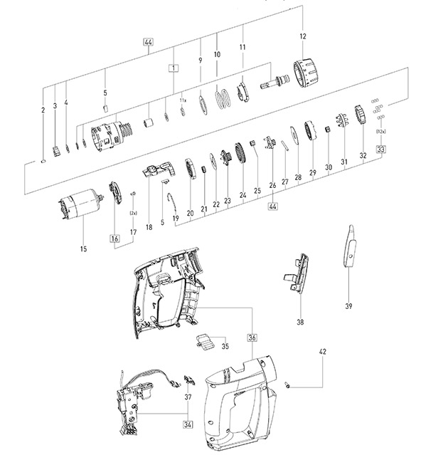 Festool 10010708 Cxs Cordless Drill Driver Spare Parts 10010708