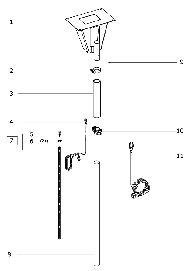 Festool 495890 Ceiling Suspension Eaa-d Mounting Spare Parts 495890