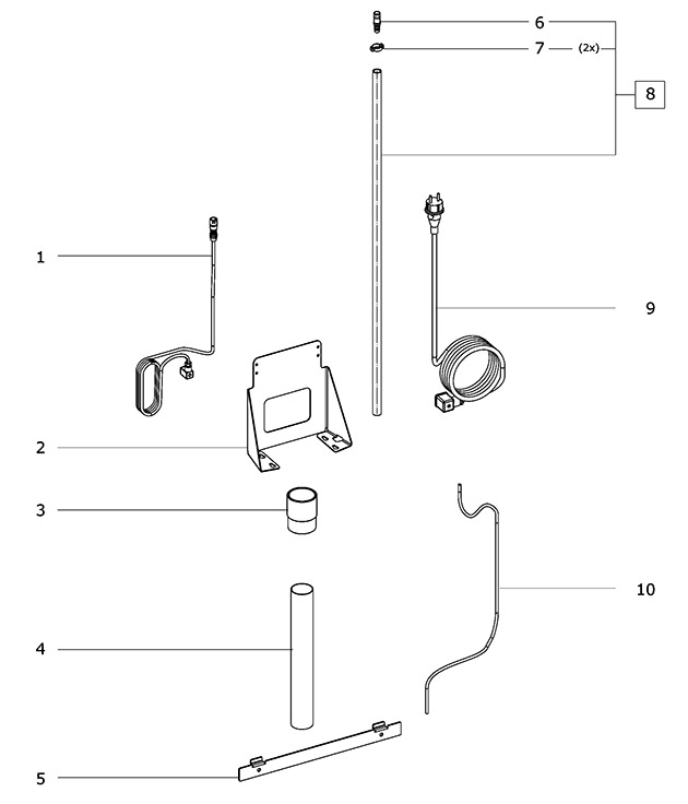 Festool 495889 Eaa-w-eu Boom Arm Wall Mounting Spare Parts 495889