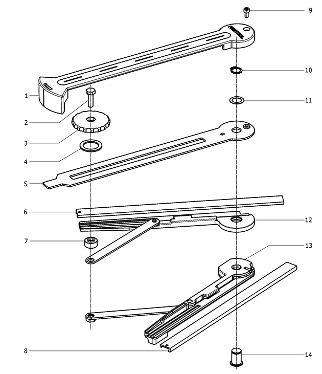 Festool 494157 Sm-ks 120 Bevel For Mitre Saw Spare Parts 494157