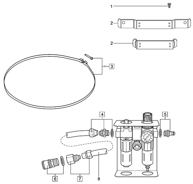 Festool 493824 Ve - Smr 70 Service Unit Spare Parts 493824