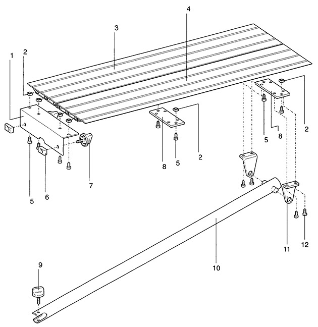 Festool 489575 Basis System Guide Extension Spare Parts 489575