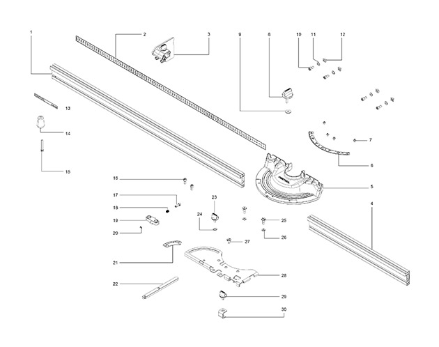 Festool 10025459 Angle Stop Spare Parts 10025459