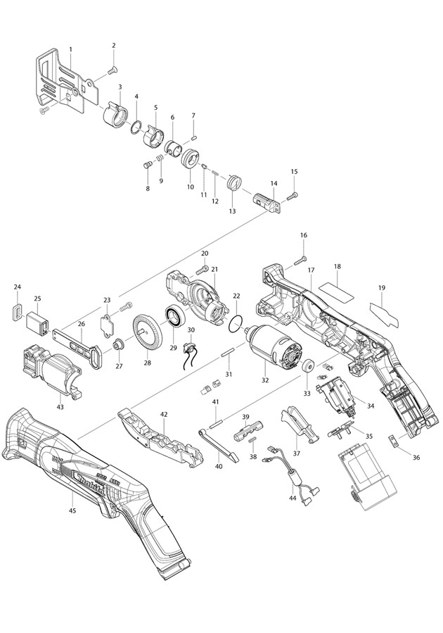 thumbnail image 2 of Makita 256492-3 Shoulder Pin (JR3050T 2 of 12