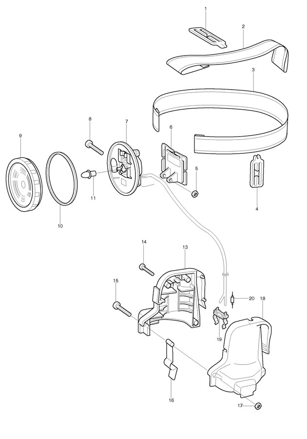 Makita ML121 Utility Torch/head Lamp 12v Spare Parts ML121