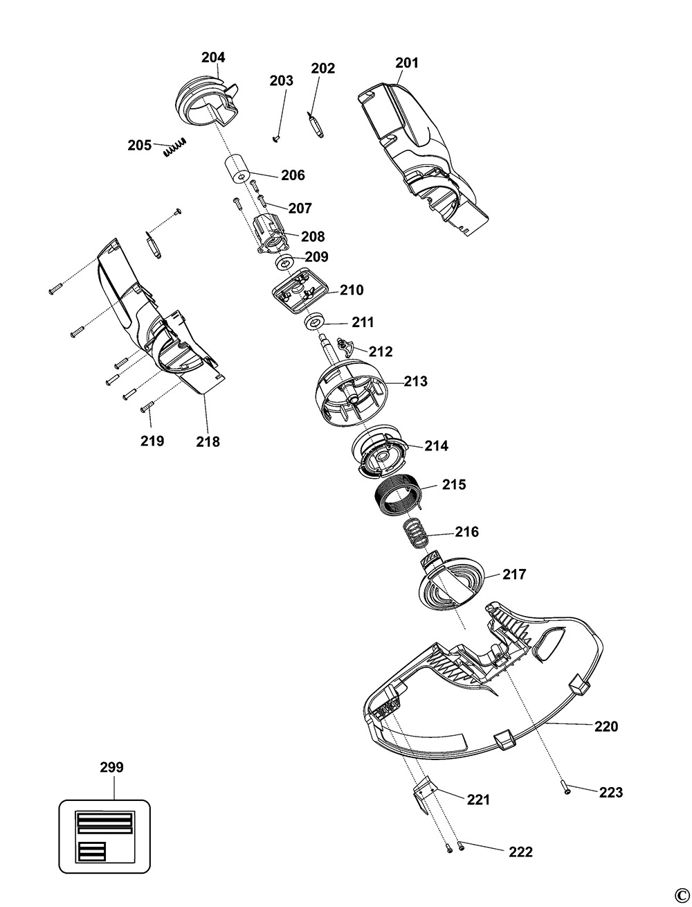 parts for black and decker strimmer