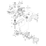 Makita 1050D 12v 50mm Cordless Planer Spare Parts 1050D