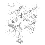 Makita 1805B 110v 240v Corded Planer Spare Parts 1805B