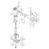 Makita 3612BR 110v 240v Corded Router Spare Parts 3612BR
