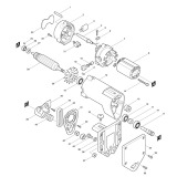 Makita 3705 110v 240v Laminate Trimmer Spare Parts 3705