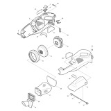 Makita 4013D 12v Cleaner Vacuum Spare Parts 4013D