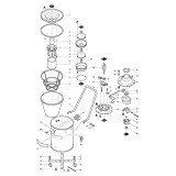 Makita 403 110 & 240 Volt Dust Extractor Spare Parts 403