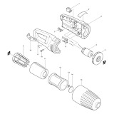 Makita 4071D 7.2v Vacuum Cleaner Spare Parts