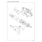 Makita 4073D 7.2v Vacuum Cleaner Spare Parts 4073D