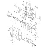 Makita 4323 Corded Jigsaw 110v & 240v Spare Parts 4323