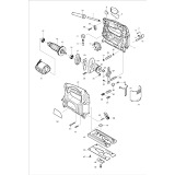 Makita 4329 Corded Orbital Action Jigsaw 110v & 240v Spare Parts 4329