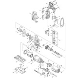 Makita 4351FCT Corded Orbital Action Jigsaw (with Tool-less Blade) 110v & 240v Spare Parts 4351FCT