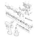 Makita 6201D 9.6v Dc Nicd 3/8 Drill Driver Spare Parts