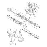 Makita 6211D 12v Nicd 3/8 Drill Driver Spare Parts 6211D