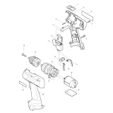 Makita 6226D 9.6v Li-ion 3/8 Drill Driver Spare Parts 6226D