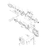 Makita 6300L 13mm 4-speed Rotary Angle Drill Spare Parts 6300L