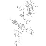 Makita 6316D Cordless 12v Drill/driver Spare Parts