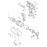 Makita 6317D Cordless 12v Drill Spare Parts