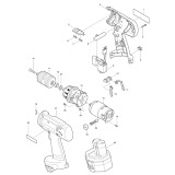 Makita 6333D Cordless 14.4v Nicd Drill/driver Spare Parts