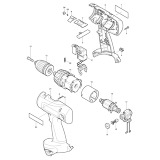 Makita 6347D Cordless 18v 1/2 Drill/driver Spare Parts 6347D