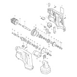 Makita 6400D 9.6v 10mm Cordless Drill/driver Spare Parts