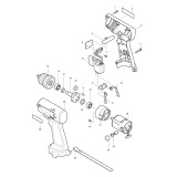 Makita 6503D Cordless 9.6v High Speed Drill Driver Spare Parts 6503D