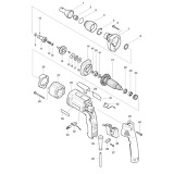 Makita 6825 Drywall Screwgun Spare Parts