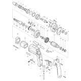 Makita 6827 Torque Adjustable Screwgun Spare Parts