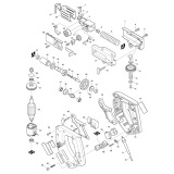 Makita 6833 Auto-feed Screwdriver Spare Parts