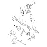 Makita 6918D Cordless 1/2'' Impact Wrench 12v Spare Parts