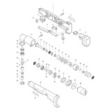 Makita 6940D Cordless Angle Impact Driver Spare Parts