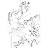 Makita 7104L Corded Chain Mortiser 110v & 240v Spare Parts 7104L