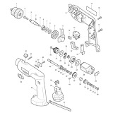 Makita 8411D Cordless 12v 10mm Cordless Hammer Drill Spare Parts