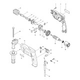 Makita 8451 Corded Rotary/percussion Hammer Drill 110v & 240v Spare Parts 8451