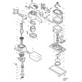 Makita 9046 Corded Orbital Sander 1/2 Sheet 110v & 240v Spare Parts 9046