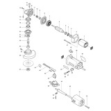 Makita 9520NB Corded Angle Grinder 110v & 240v Spare Parts 9520NB